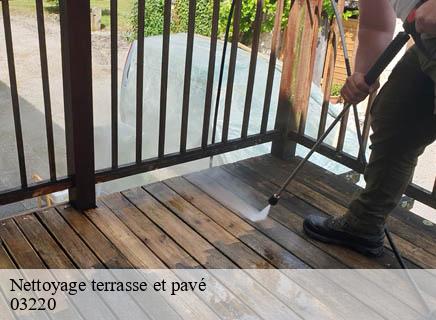Nettoyage terrasse et pavé cindre-03220 Entreprise Capello