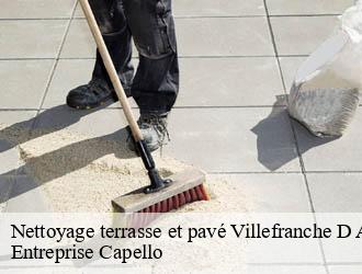 Nettoyage terrasse et pavé villefranche-d-allier-03430 Entreprise Capello